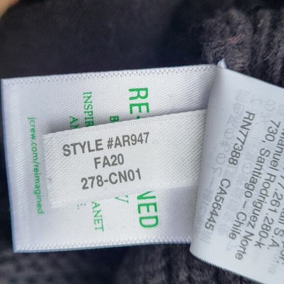 J. Crew Turtleneck poncho Black AR947 Medium - Picture 8 of 8